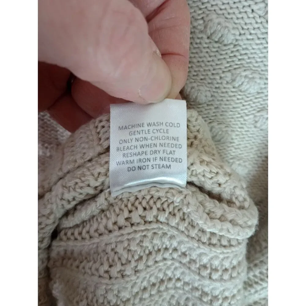 41 Hawthorn Girls XL Beige Textured Sweater